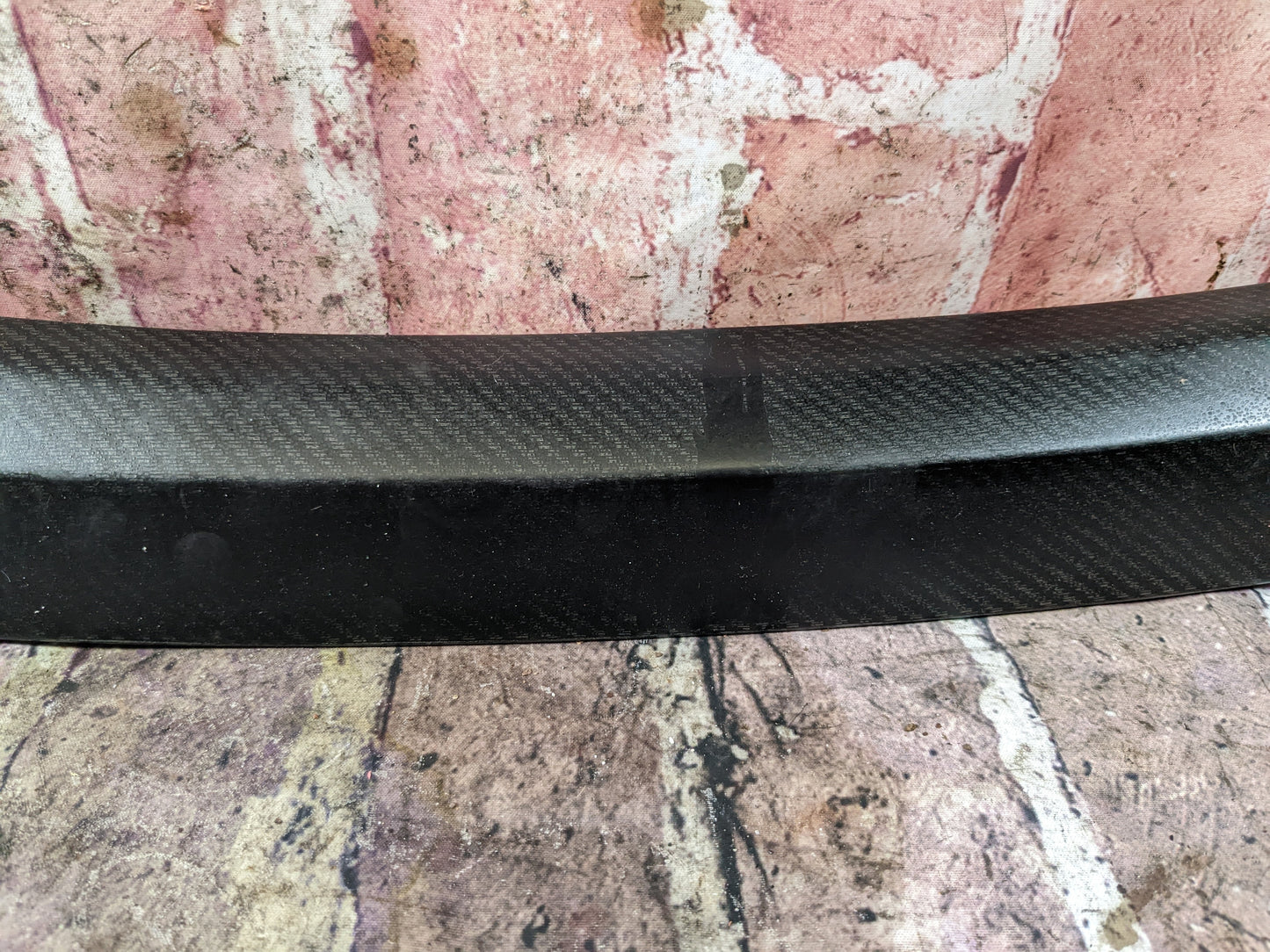 BMW 07-10 E90 Trunk Spoiler Carbon Fiber LOOK Plastic Pre LCI