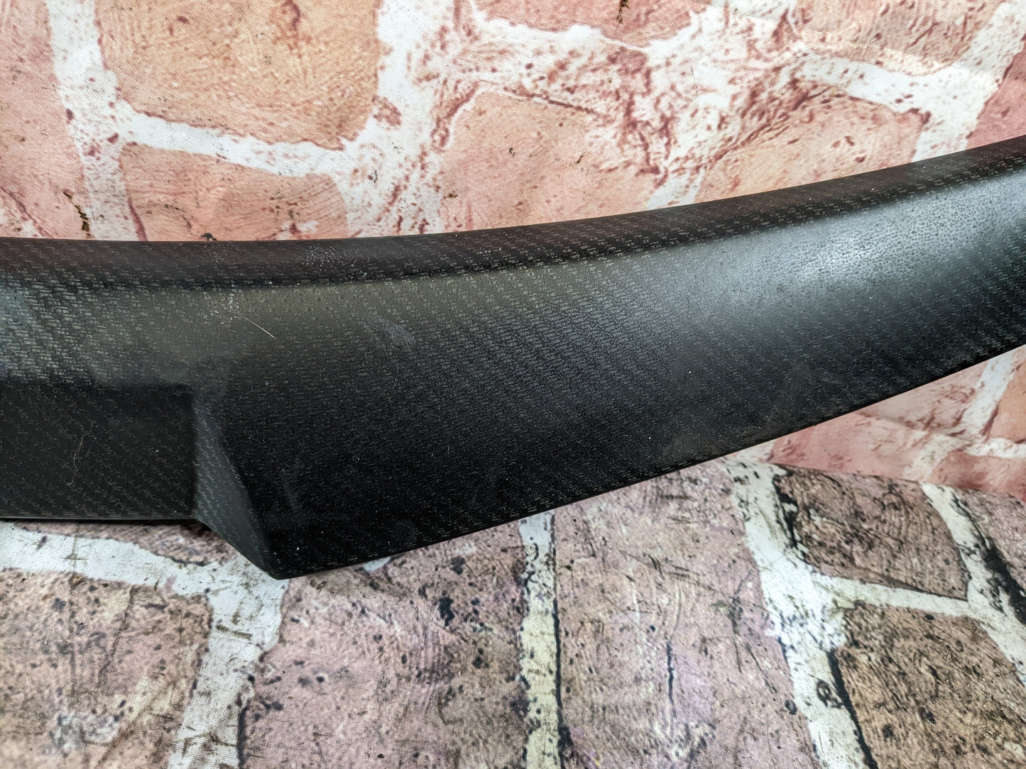 BMW 07-10 E90 Trunk Spoiler Carbon Fiber LOOK Plastic Pre LCI