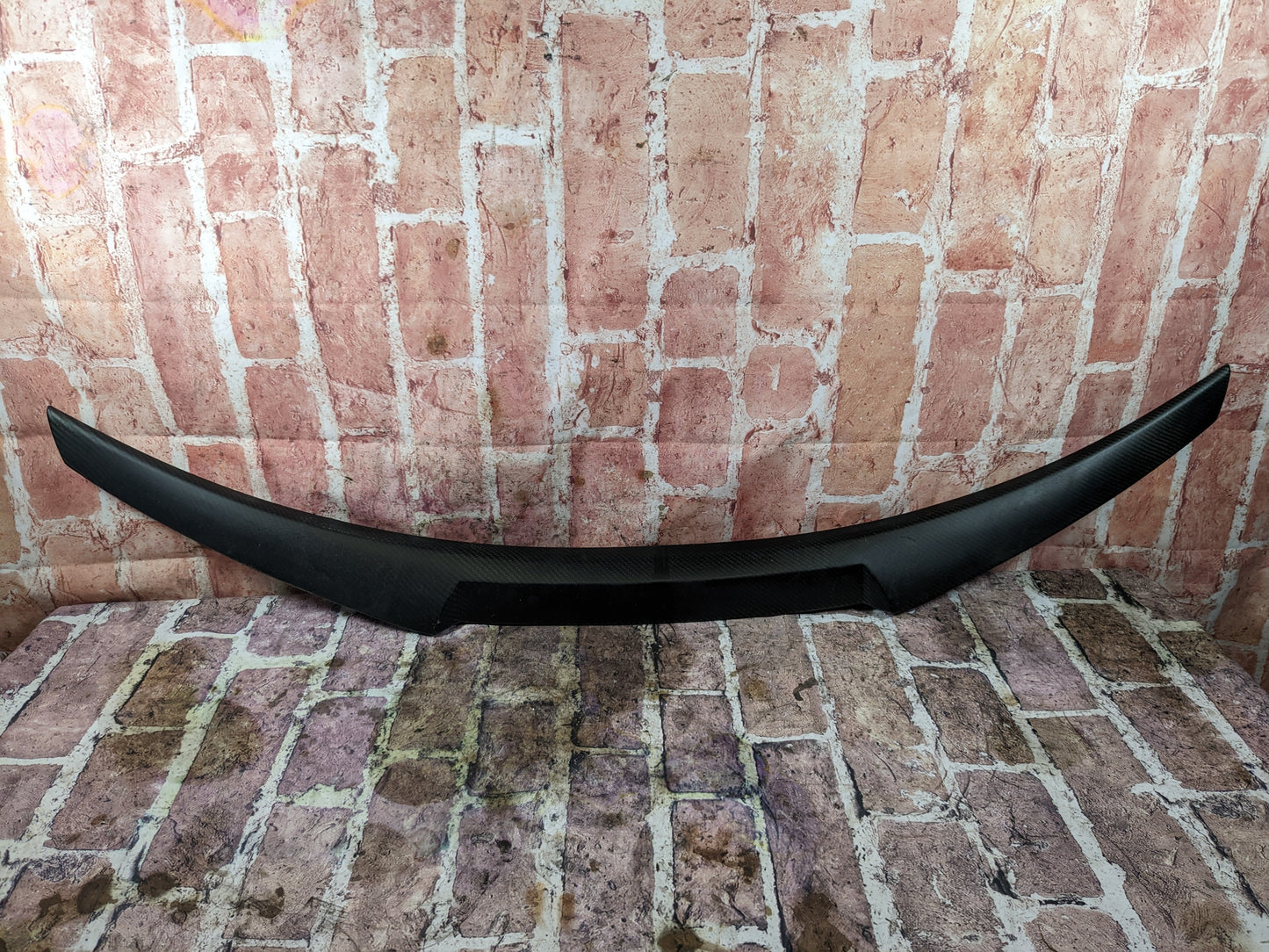 BMW 07-10 E90 Trunk Spoiler Carbon Fiber LOOK Plastic Pre LCI