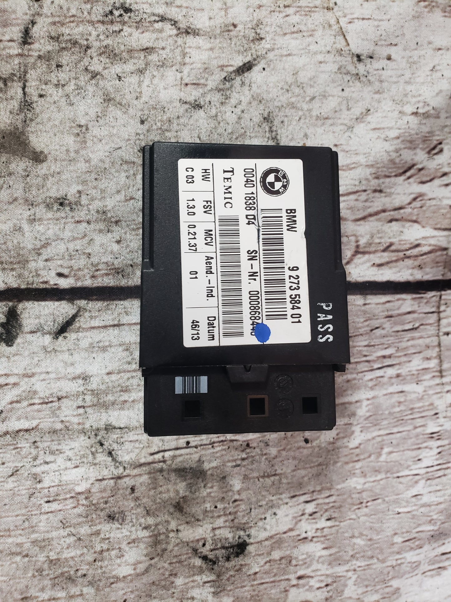 BMW 14-17 F32 435i Seat Belt Control Module Pre LCI