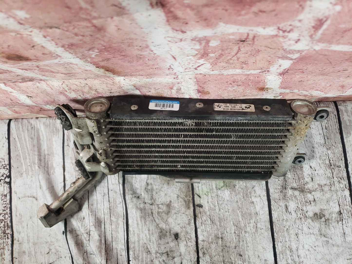 BMW 11-13 E93 335i Right Passenger Engine Oil Cooler Radiator LCI